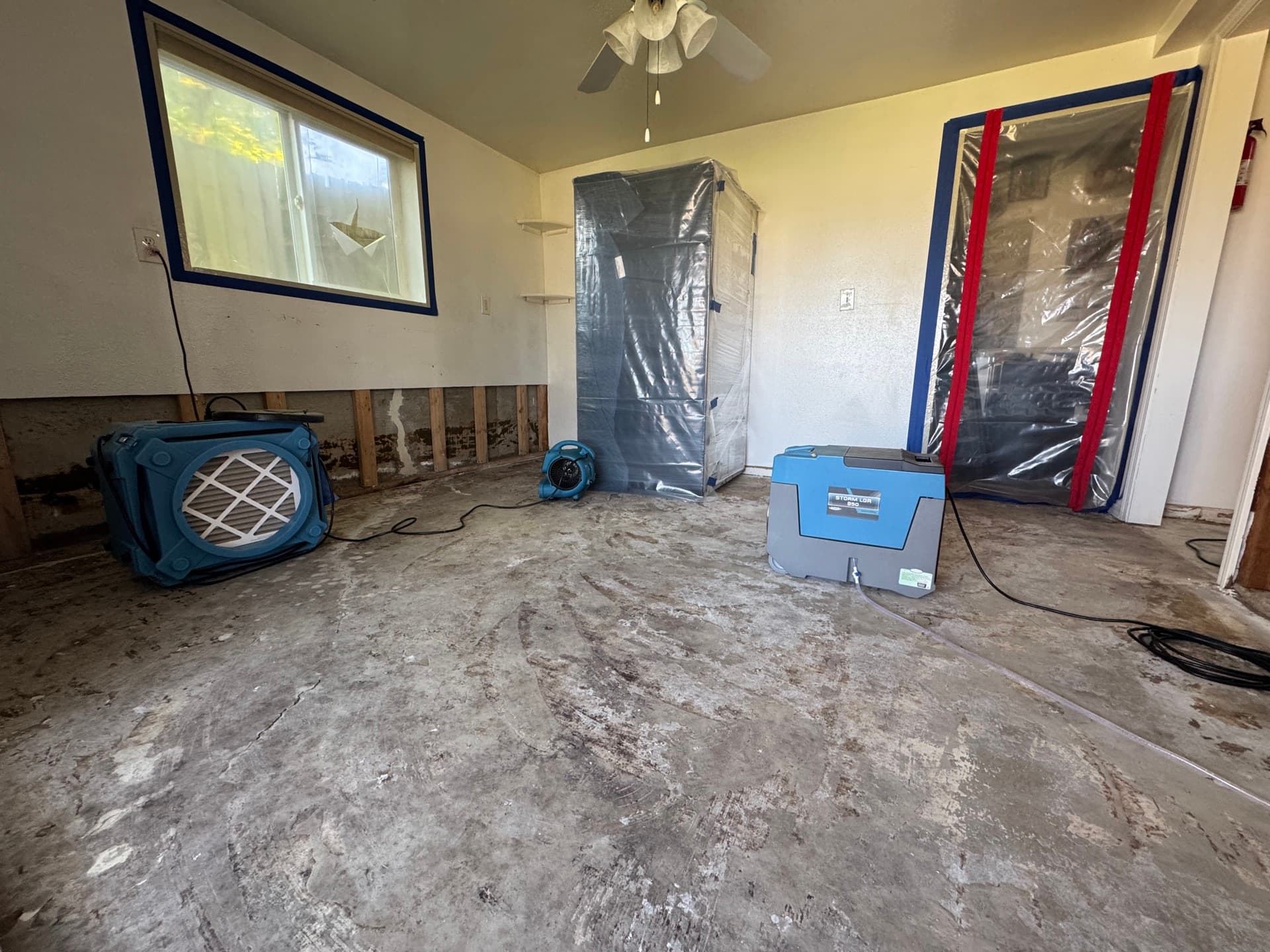 Moisture Pro team providing customer centered care during water damage restoration